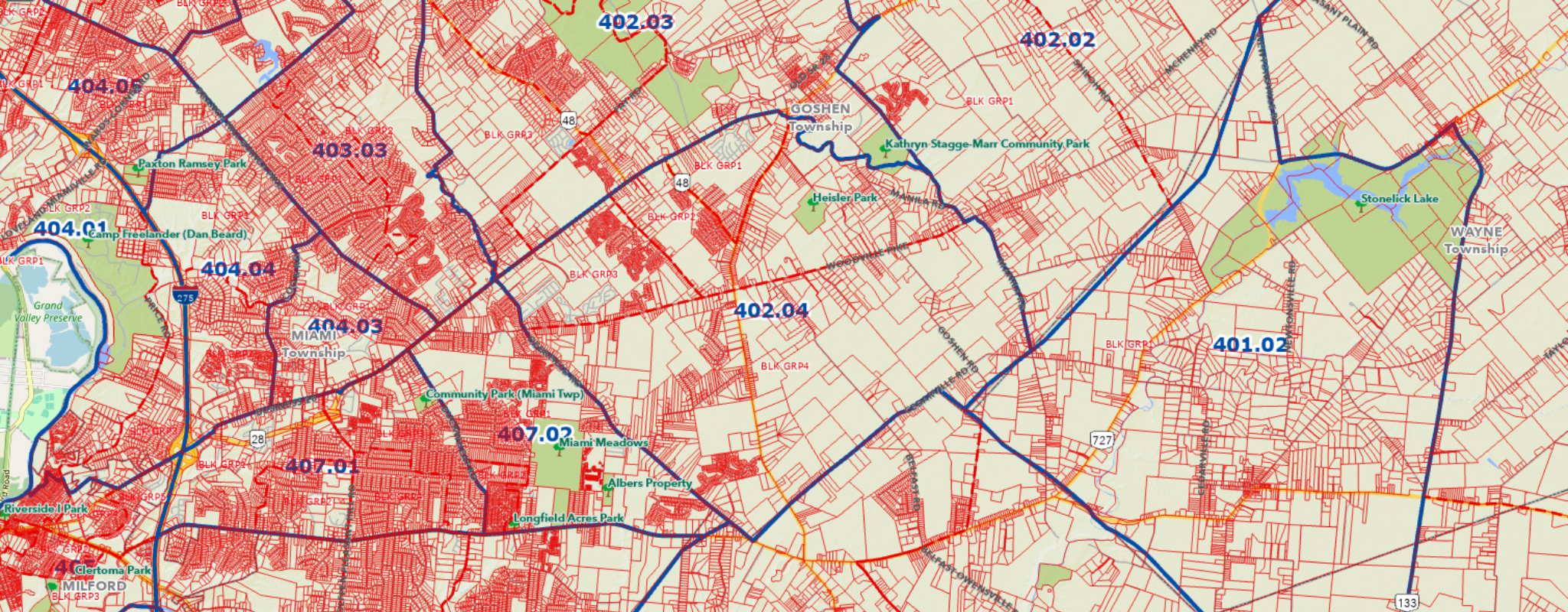 GIS Map Miami Township